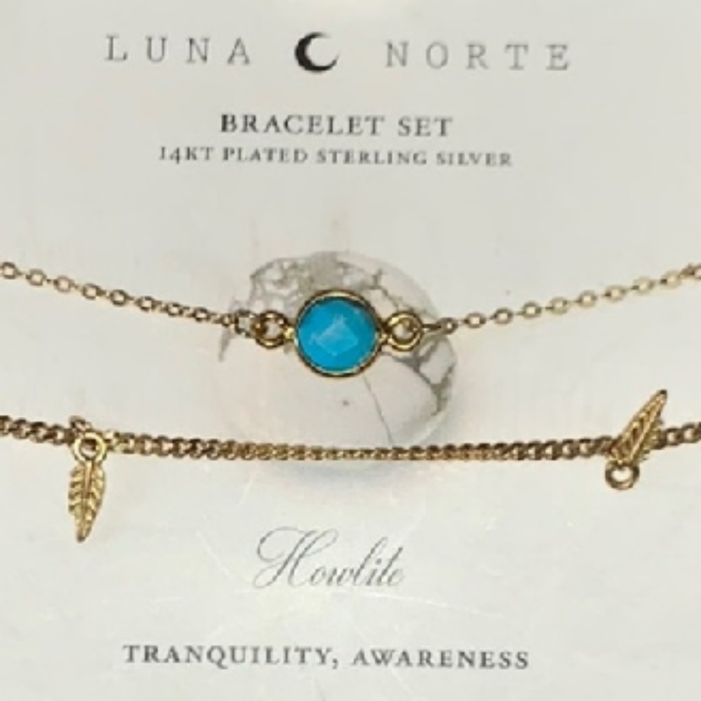 ♡Luna Norte Bracelet set with Lotus Token Card♡